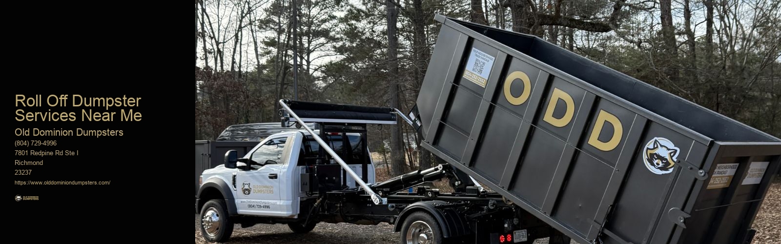 Roll Off Dumpster Services Near Me