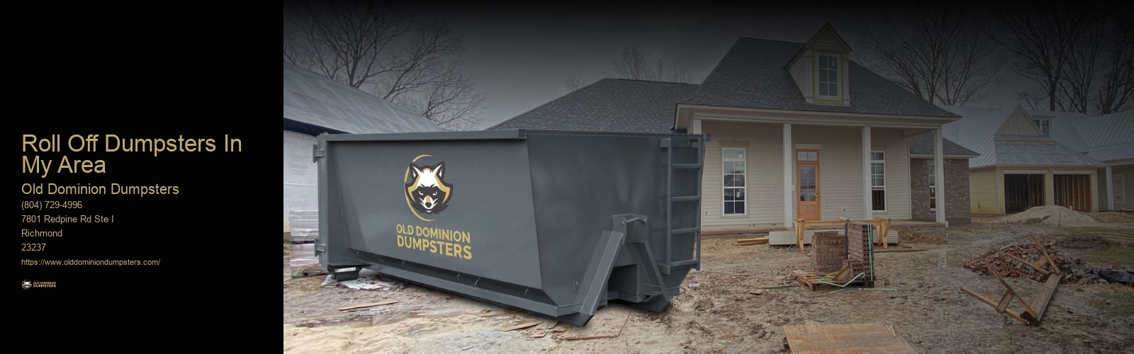 Roll Off Dumpsters In My Area