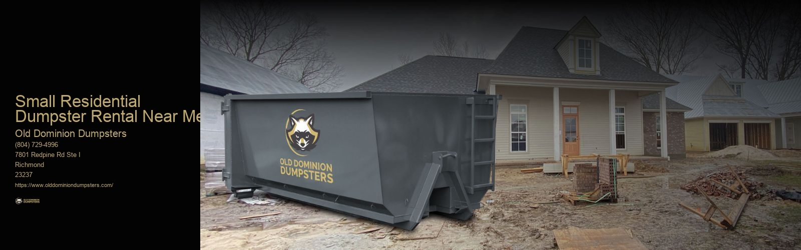 Small Residential Dumpster Rental Near Me
