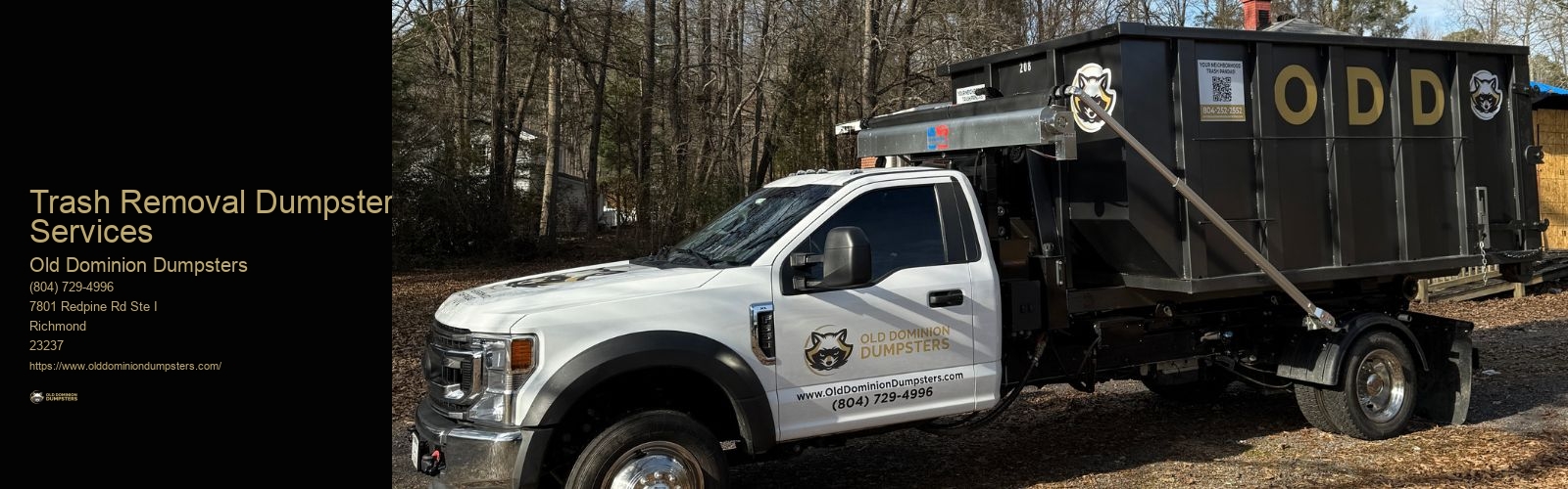 Trash Removal Dumpster Services