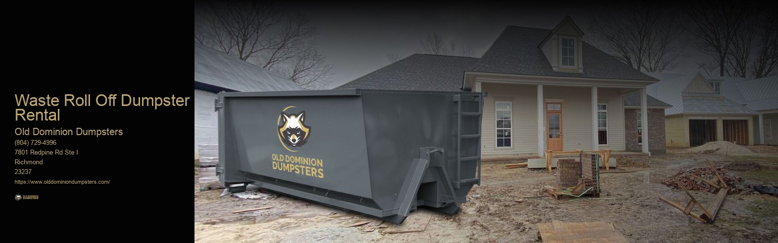 Waste Roll Off Dumpster Rental