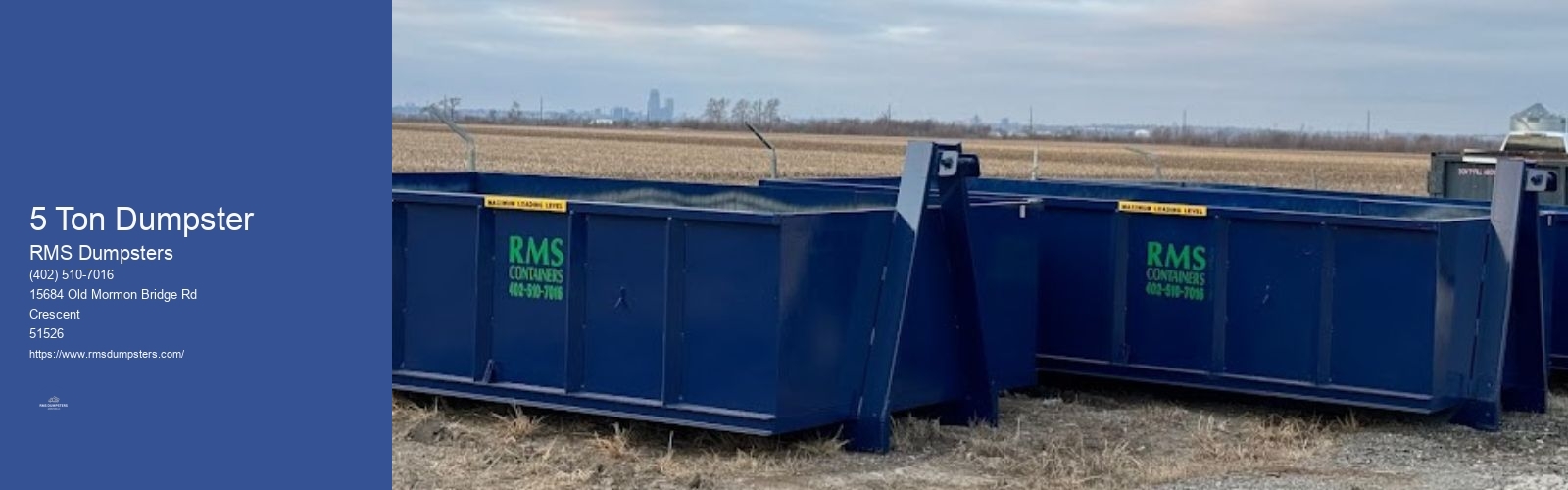 5 Ton Dumpster