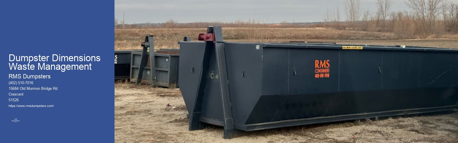 Dumpster Dimensions Waste Management