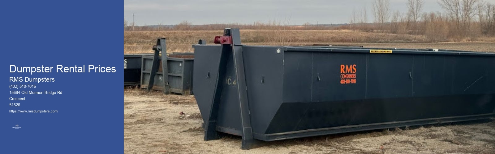 Dumpster Rental Prices