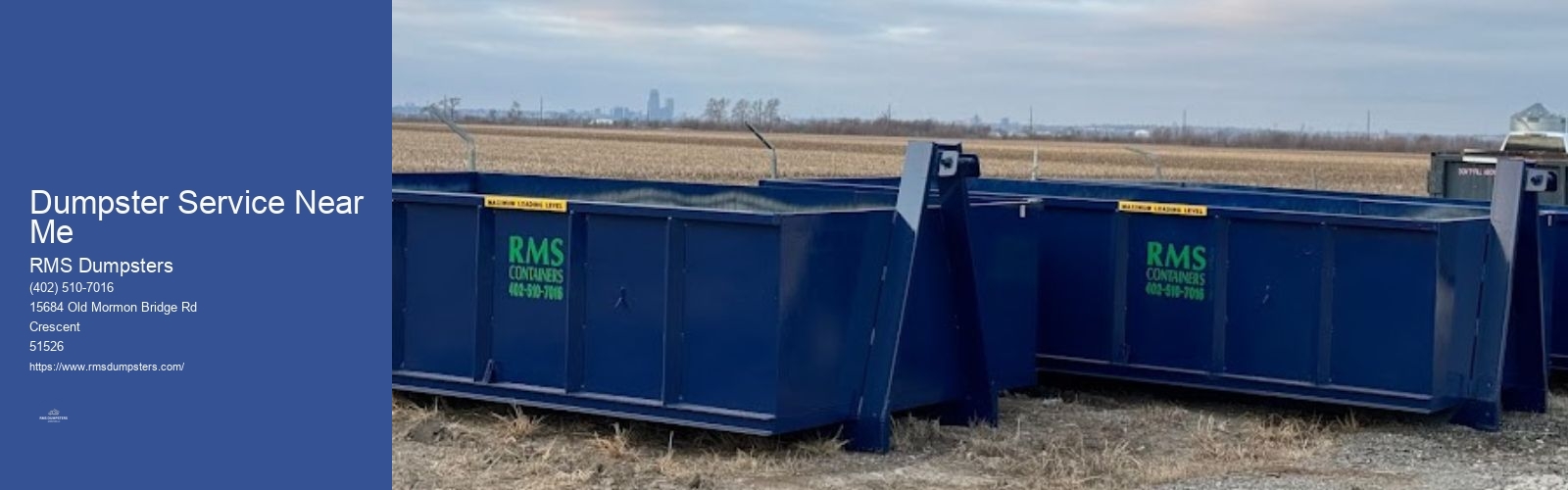 Dumpster Service Near Me