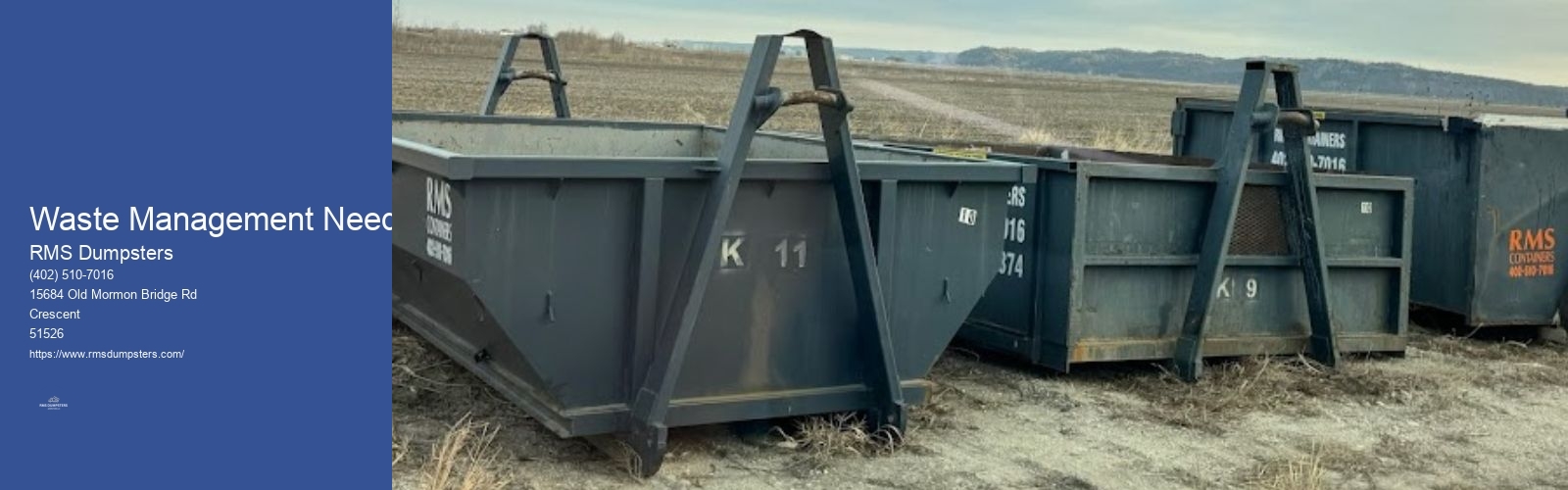 Waste Management Needs