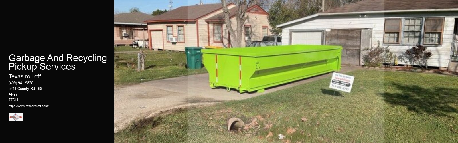 Garbage And Recycling Pickup Services