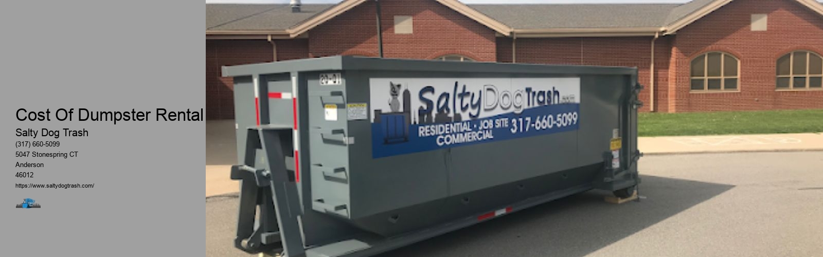 Cost Of Dumpster Rental