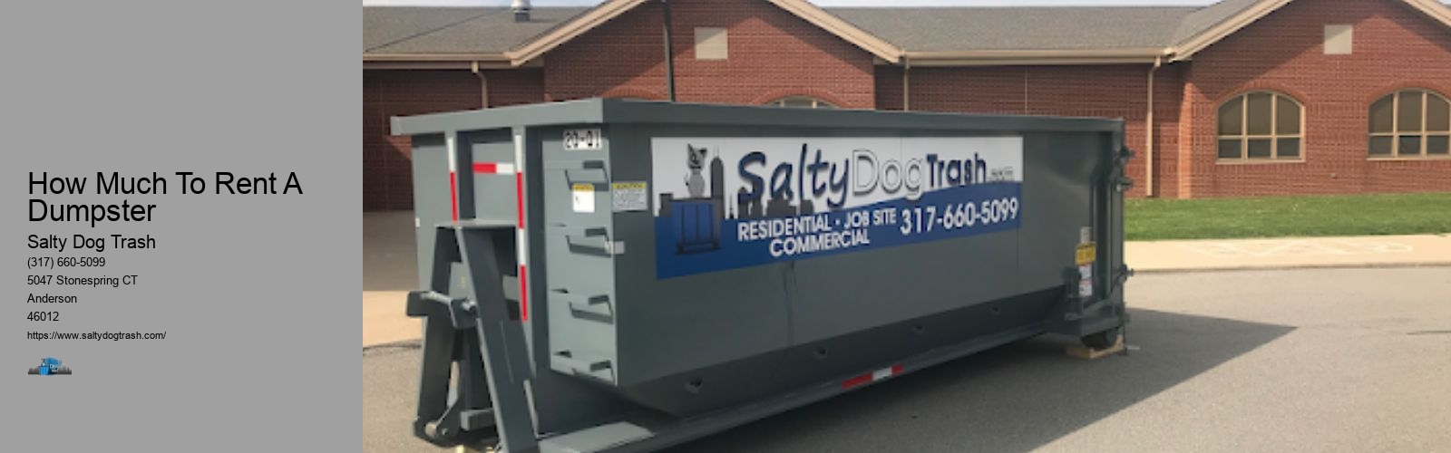 How Much To Rent A Dumpster