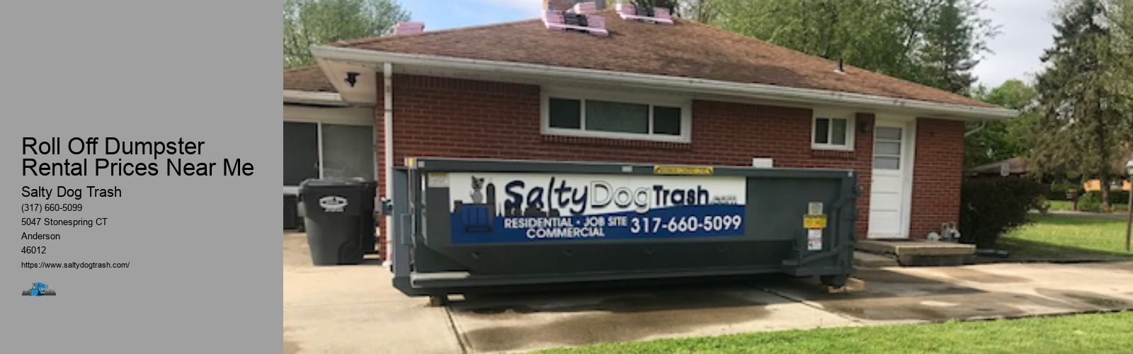 Roll Off Dumpster Rental Prices Near Me