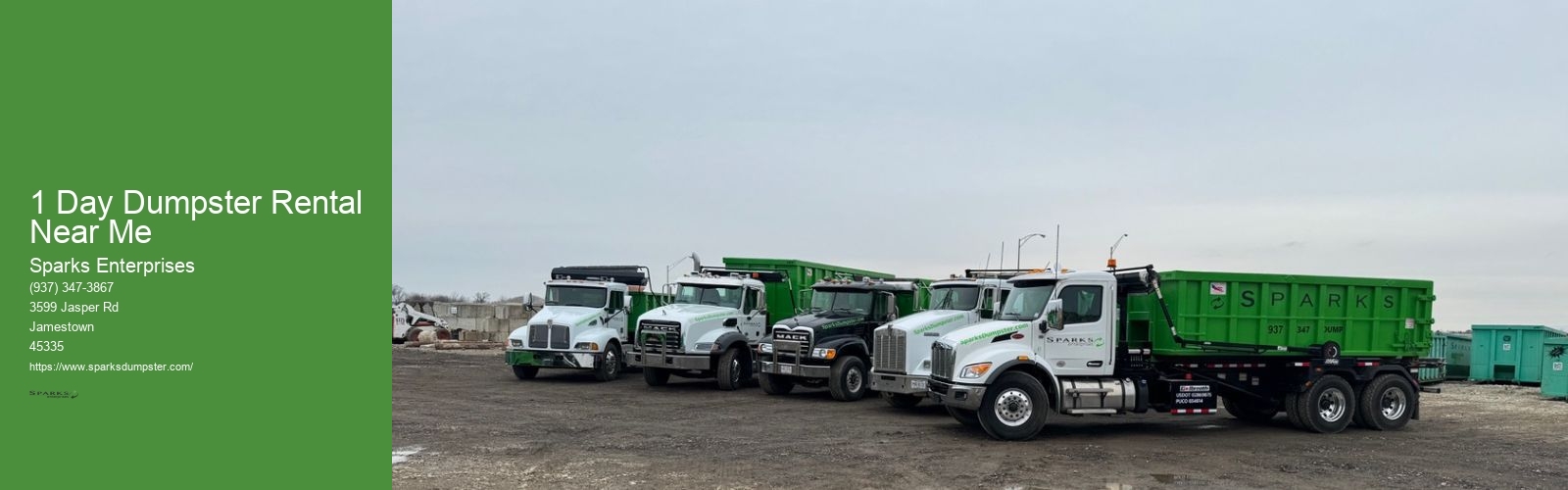 1 Day Dumpster Rental Near Me