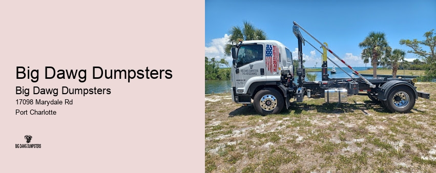 dumpster rental fees