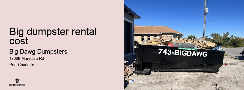 largest dumpster rental