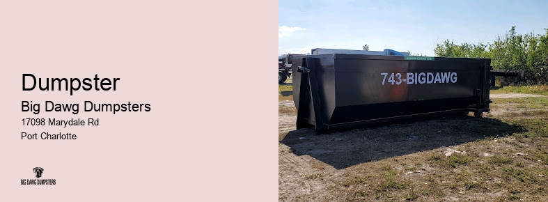 trash dumpster rental