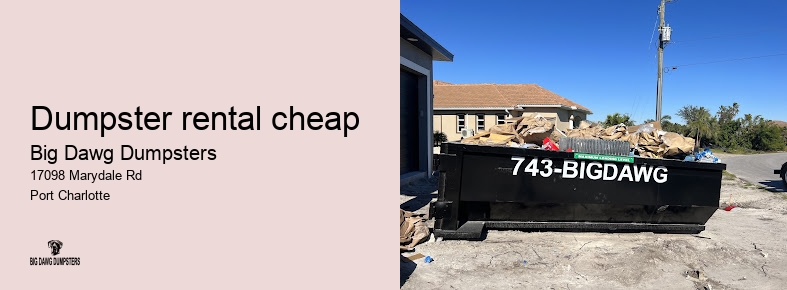best dumpster rental near me