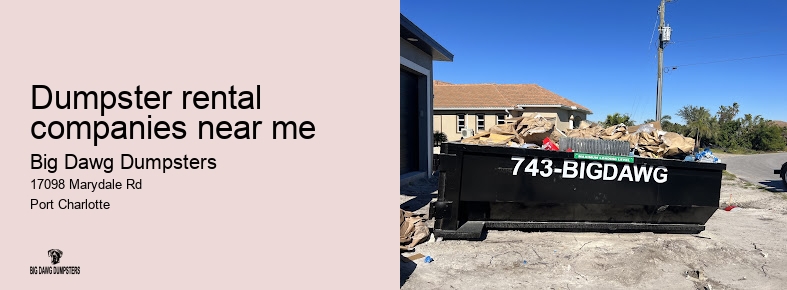 waste management dumpster rental