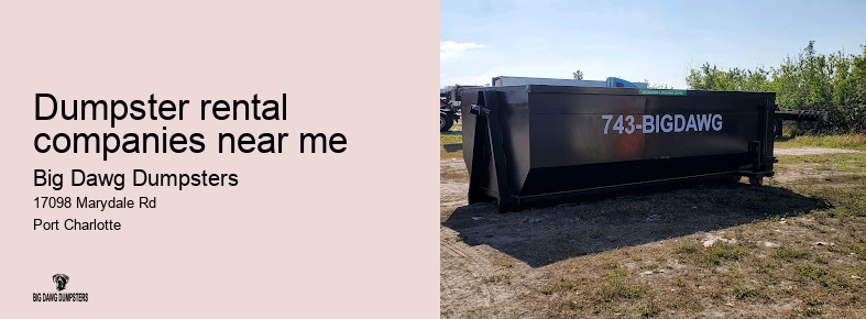 commercial dumpster rental