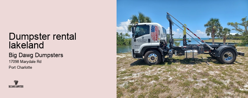 concrete dumpster rental