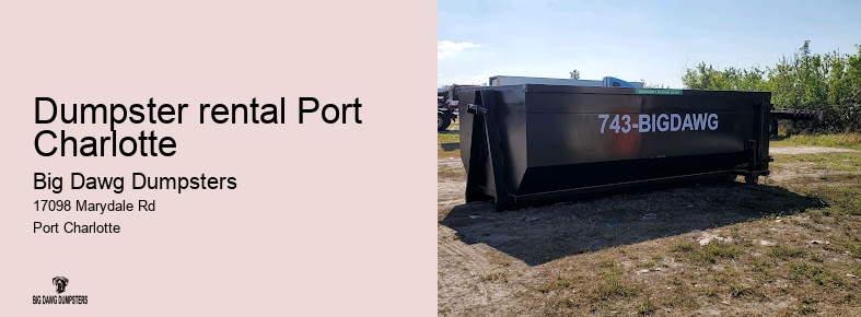 cost of dumpster rental near me