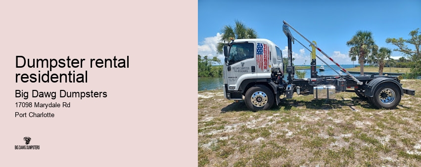 commercial dumpster service near me