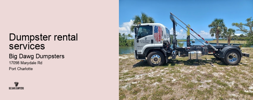 dumpster rental that takes everything