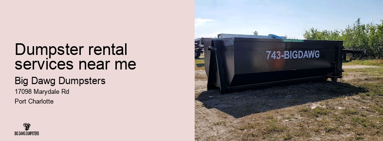 trailer dumpster rental