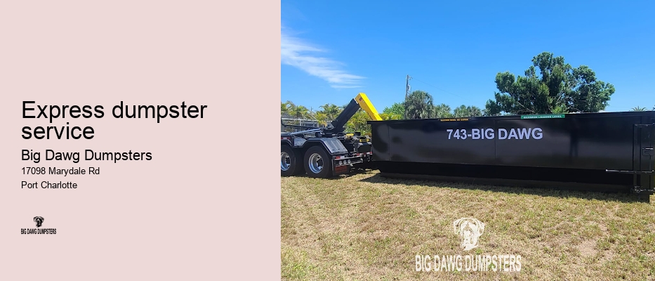 dumpster rental sizes