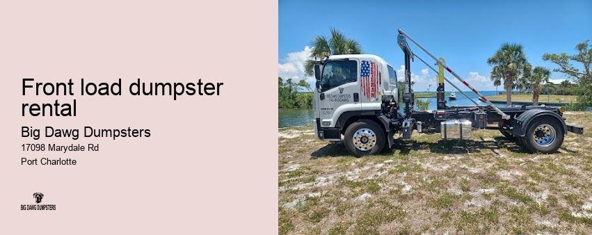 flat rate dumpster rental