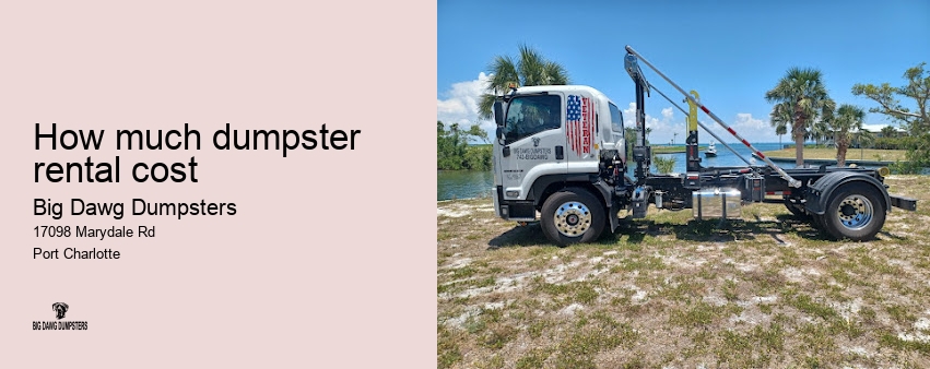 garbage dumpster rental