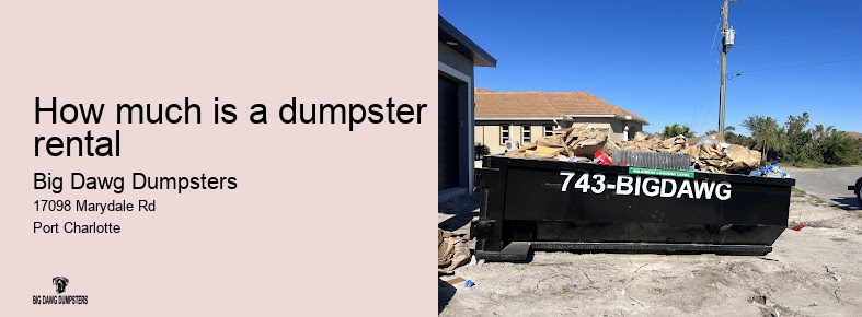 Construction Dumpsters
