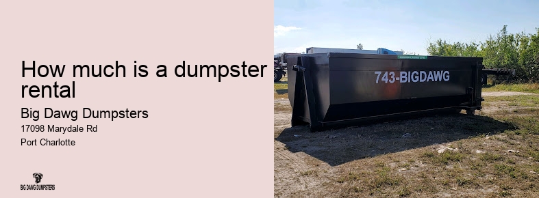 Roll-off dumpster services - Bigdawgfl.com