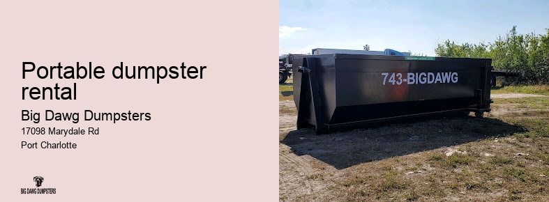 dumpster rental for yard waste