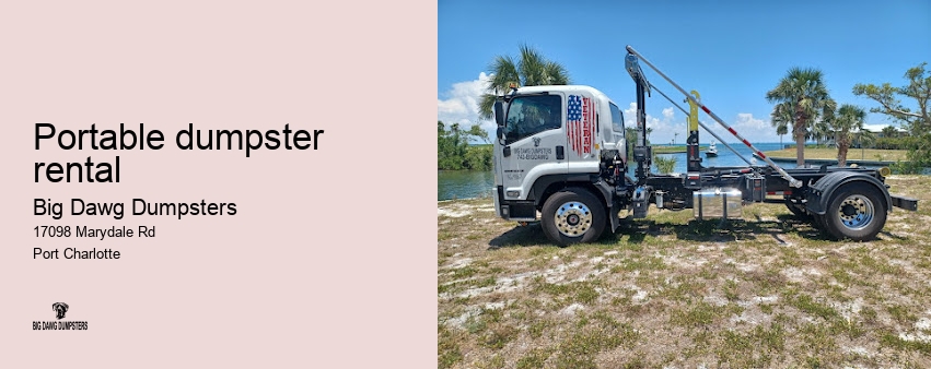 dumpster rentals near me