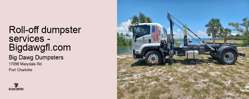 20 yard dumpster rental