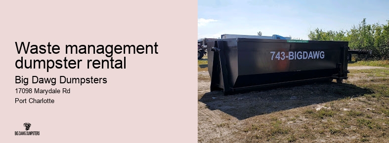 local dumpster rental