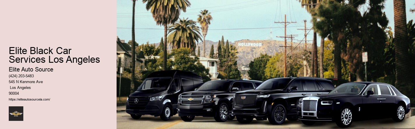 Elite Auto Source Limousine Service Rates