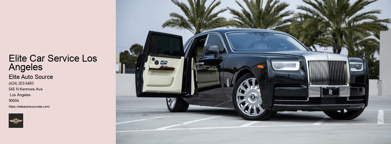 Elite Car Service Los Angeles