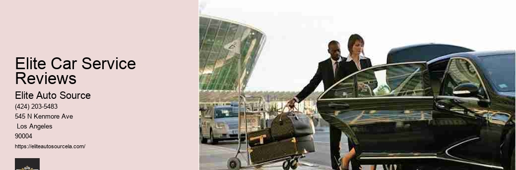 Elite Car Service And Airport Transportation