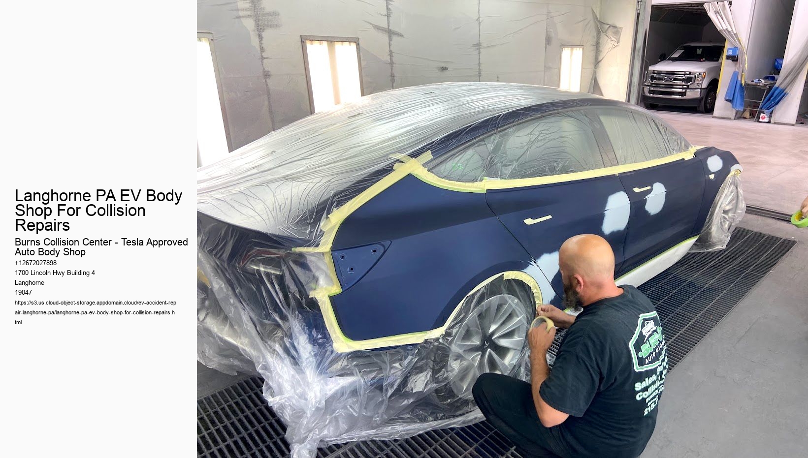 Langhorne PA EV Body Shop For Collision Repairs