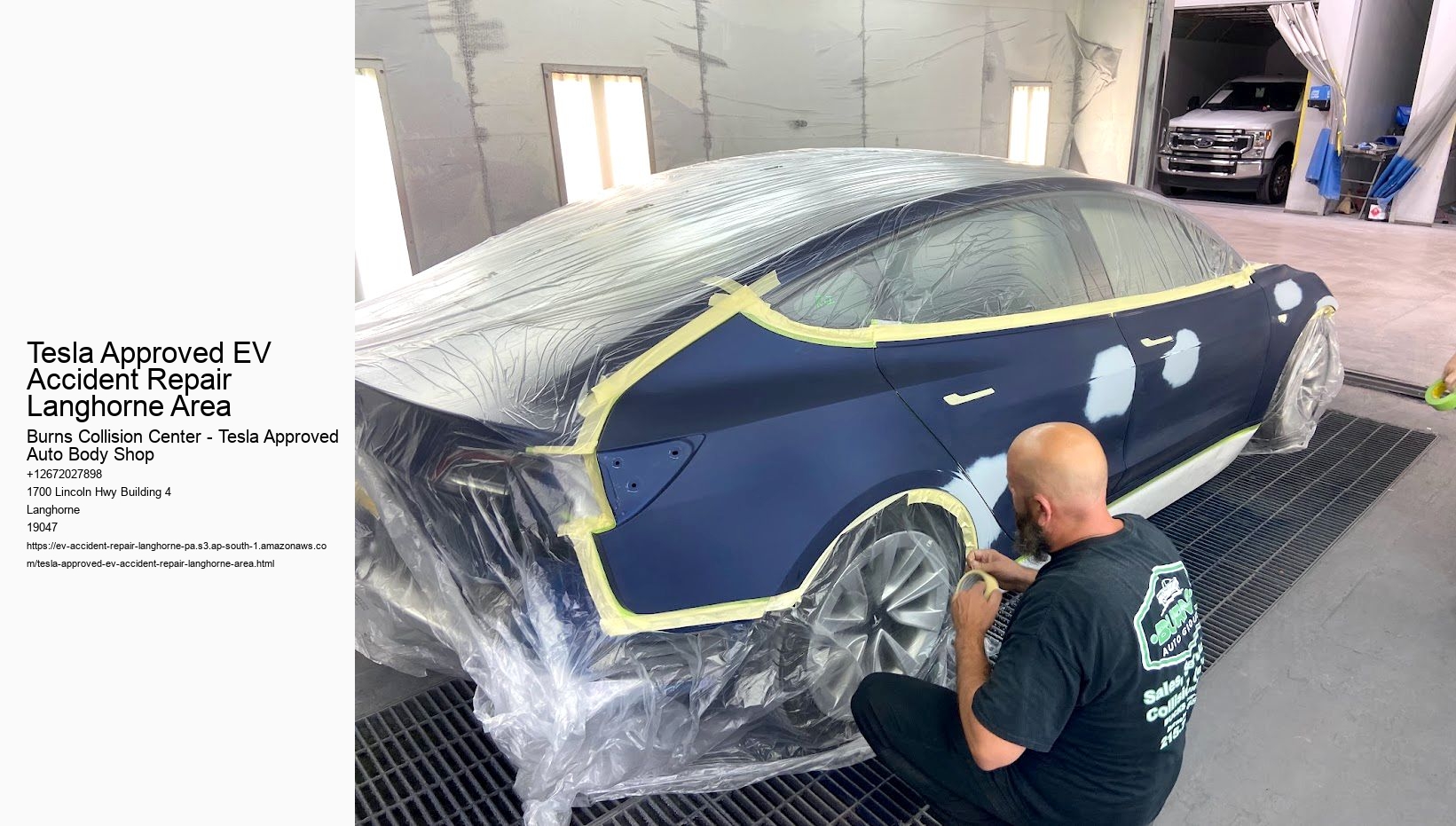 Tesla Approved EV Accident Repair Langhorne Area
