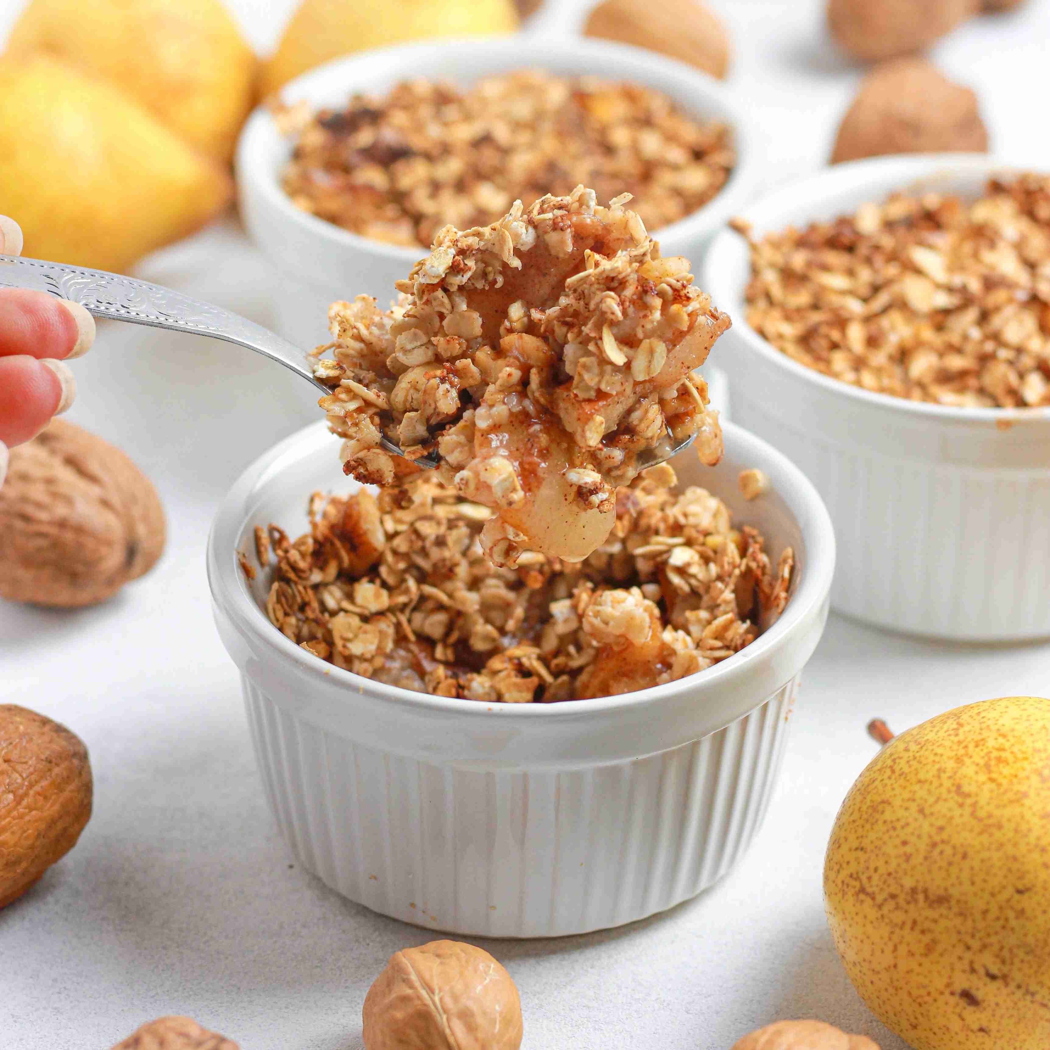 old school apple crumble