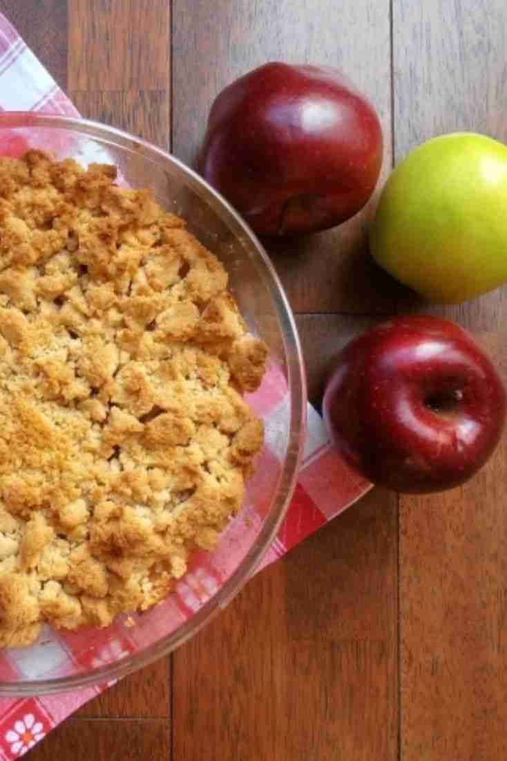 what is apple crumble made of