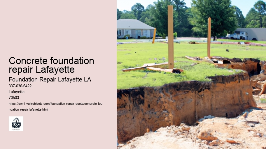 Concrete foundation repair Lafayette