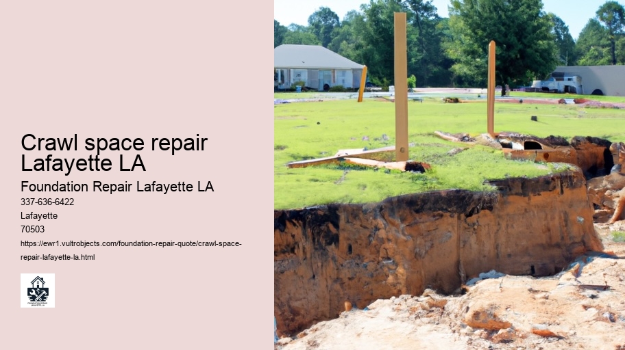 Crawl space repair Lafayette LA