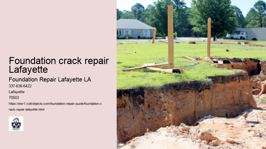 Foundation crack repair Lafayette