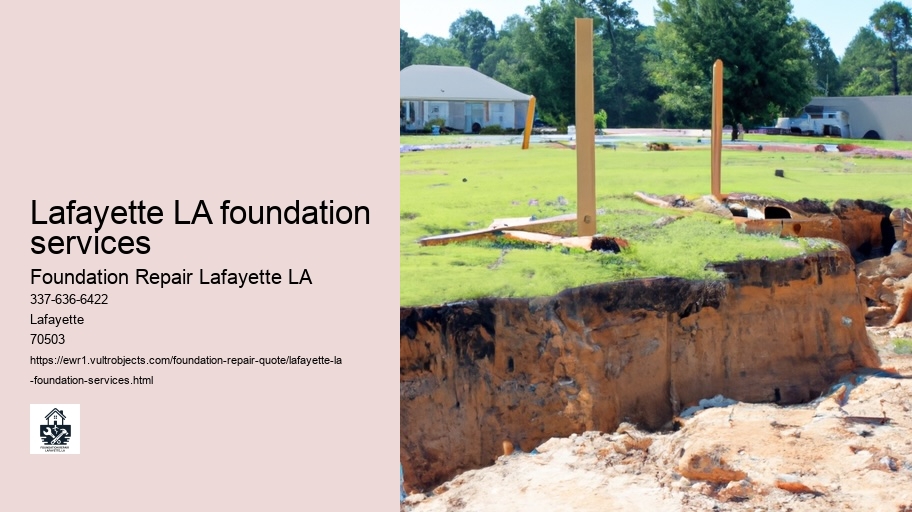 Lafayette LA foundation services