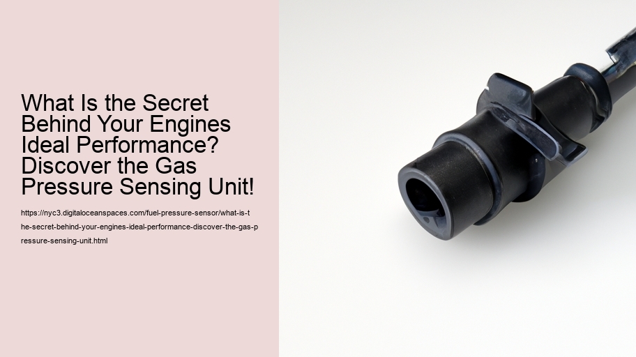 What Is the Secret Behind Your Engines Ideal Performance? Discover the Gas Pressure Sensing Unit!