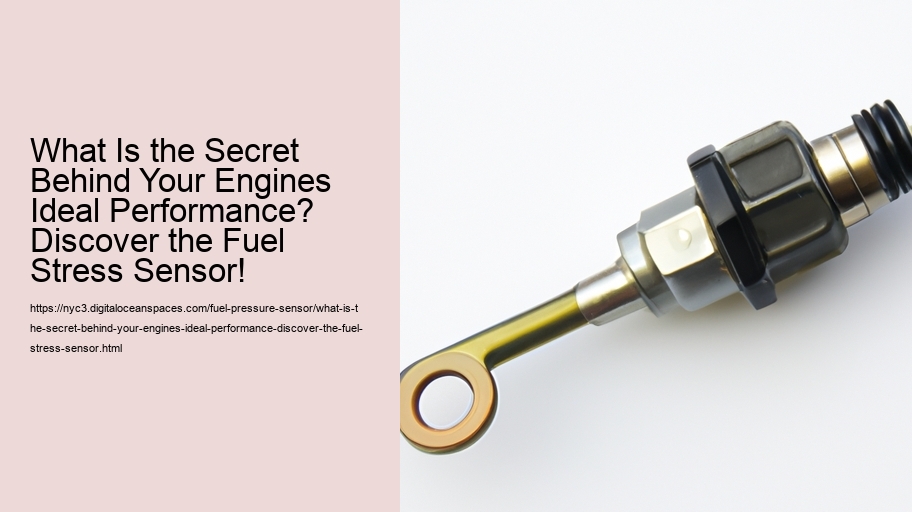 What Is the Secret Behind Your Engines Ideal Performance? Discover the Fuel Stress Sensor!