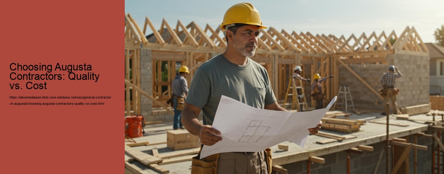 Choosing Augusta Contractors: Quality vs. Cost