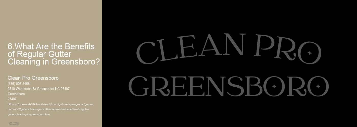 6.What Are the Benefits of Regular Gutter Cleaning in Greensboro? 